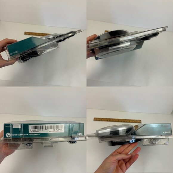 Vtg Sealed JVC Silver Portable CD Player XLPV370SL Car Adapt Jahmal Williams - Picture 9 of 15